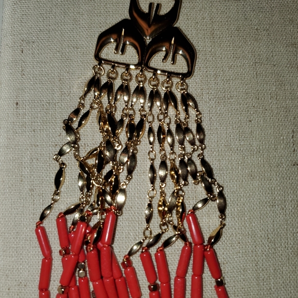 Coral Campari Necklace - Picture 4 of 4